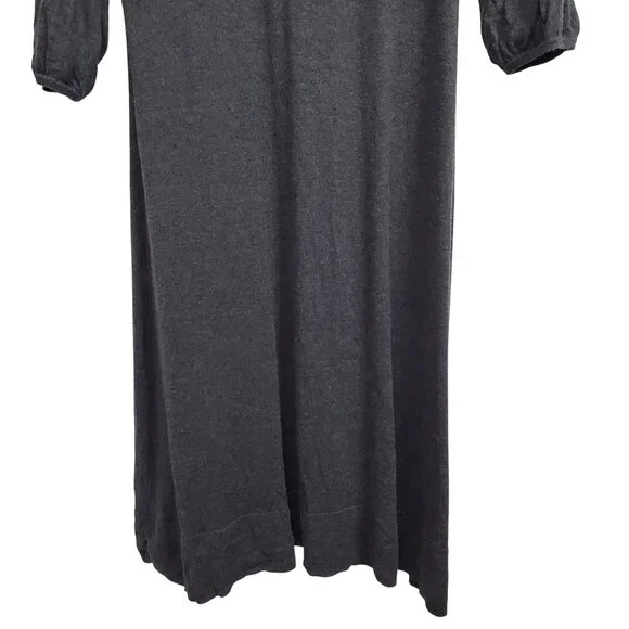 Boden Size 16R 16 Dress Light Knit Sweater Mock Wrap Midi Silk Cashmere Blend - Picture 12 of 12